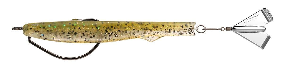 13 Fishing Motor Boat 4 inch Hybrid PTE Body Swimbait w/Hard Rear Prop