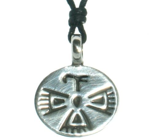 Eagle Strength Courage Wisdom Necklace Handmade From Alpaca Silver