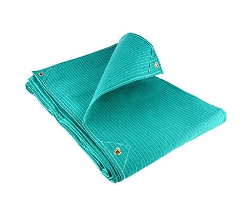 Green Waterproof RIP-STOP 15oz/17oz Canvas Tarp Tarpaulin Ground Sheet Cover