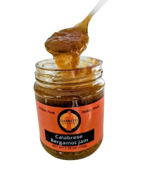 Giannetti Artisans Calabrese Bergamot Jam - Imported from Calabria, Italy - 7 oz Jar (Single)