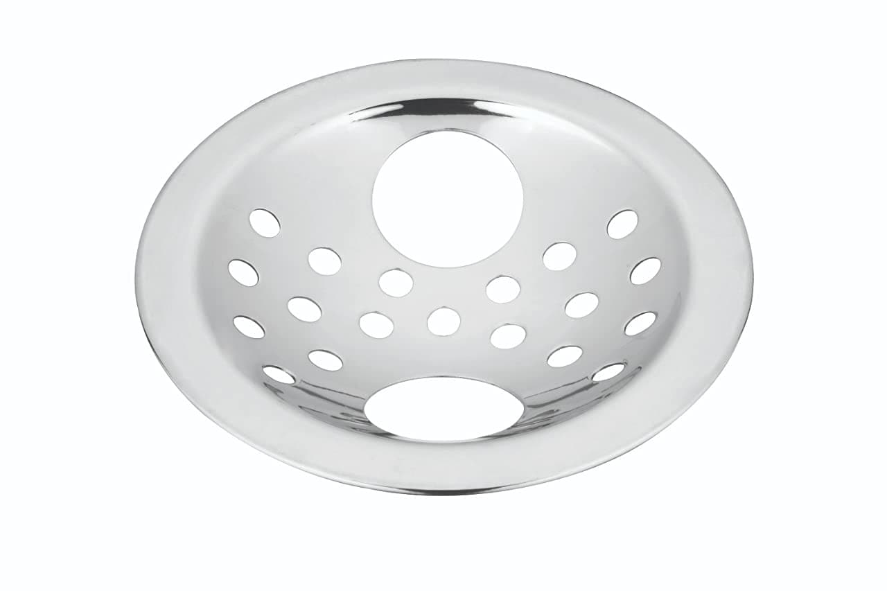 CHILLY-S Stainless Steel Floor Drain Cover- 5" (127mm) Jali/Grating with Pisto Gypsy Double Hole for Bathrooms, Kitchens, and Open Areas