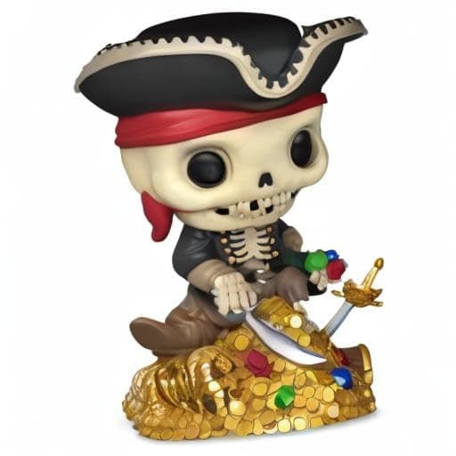 POP Funko 48889 Disney: Pirates of The Caribbean - Treasure Skeleton (Special Edition) #783