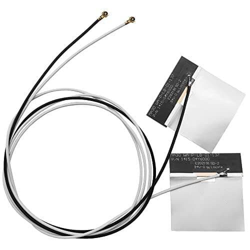 1Pair IPEX 4 MHF4 Antenna 2.4GHz 5GHz 3dBi Internal Laptop WiFi Antenna for M.2 NGFF Module 7265 8265 9260 9560 AX200 AX201 WiFi 6 Antenna Cable 50/72cm
