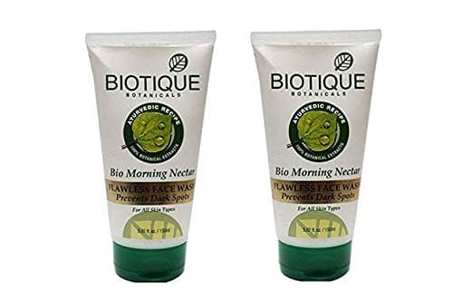 Biotique Bio Morning Nectar Flawless Face Wash prevents Dark Spots - 50ml (Pack of 2)