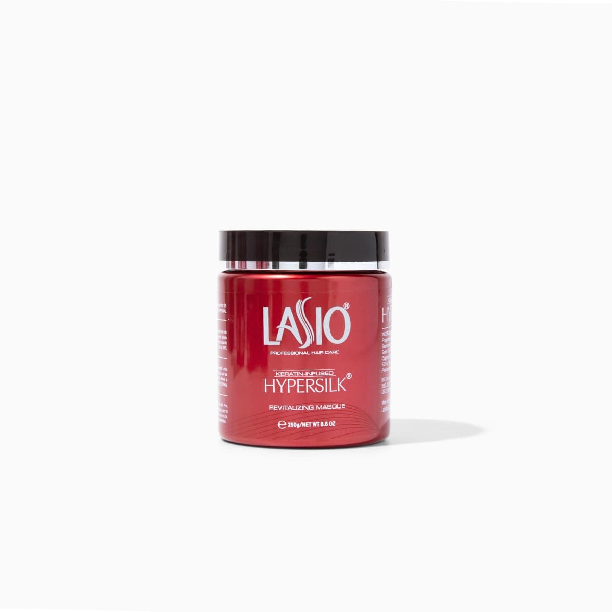Lasio Keratin and Cocamide Oil-Infused Hypersilk Revitalizing Masque for Dry Damaged Hair, 8.8 oz