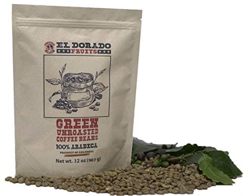 El Dorado Fruits Colombian Premium Single Origin Unroasted Coffee Beans (2 lb.) - Handmade Green Coffee, 100% Arabica…