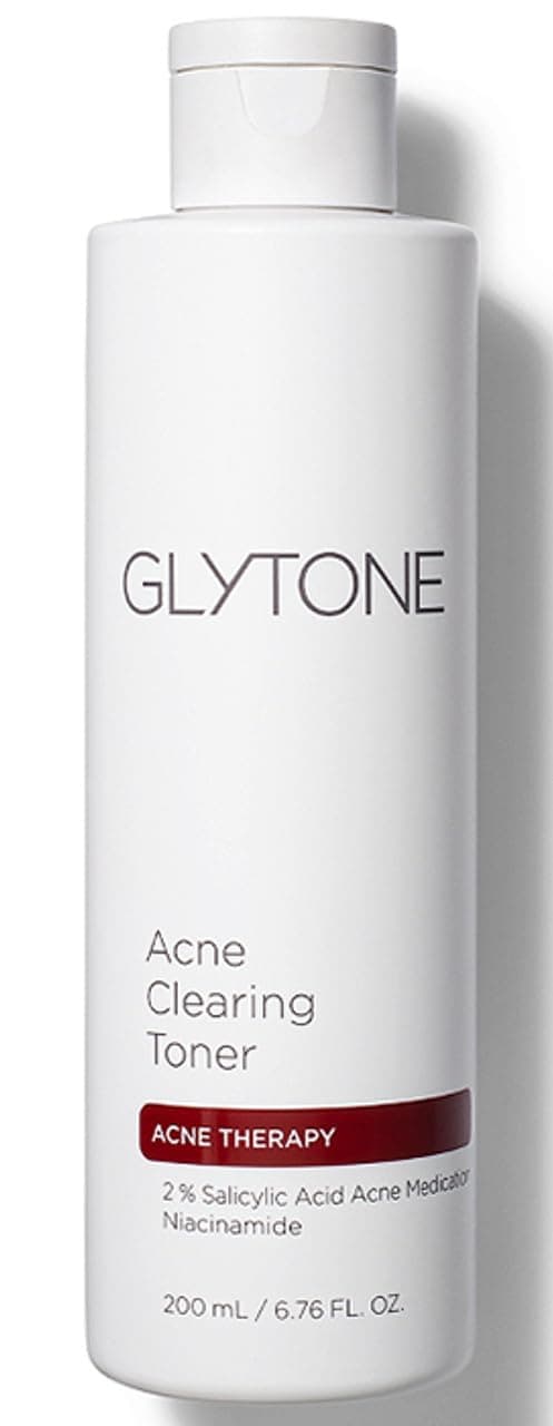 Glytone Acne Clearing Toner - With 2% Salicylic Acid - Prevent & Treat Acne For All Stages Of Acne-Prone Skin - Non-Comedogenic - 6.76 fl. oz.