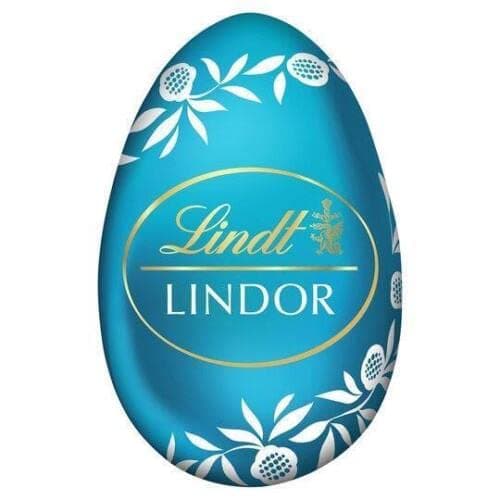 ESSENTIAL PRODUCTSLindt Lindor Salted Caramel Milk Chocolate Filled Egg with a Smooth Melting Salted Caramel Chocolate Filling, 28g x 12 - for Easter Egg Hunt or Treating