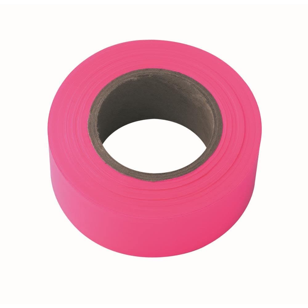 IRWIN Tools STRAIT-LINE Flagging Tape, 150-foot, Glo-Pink (65603)