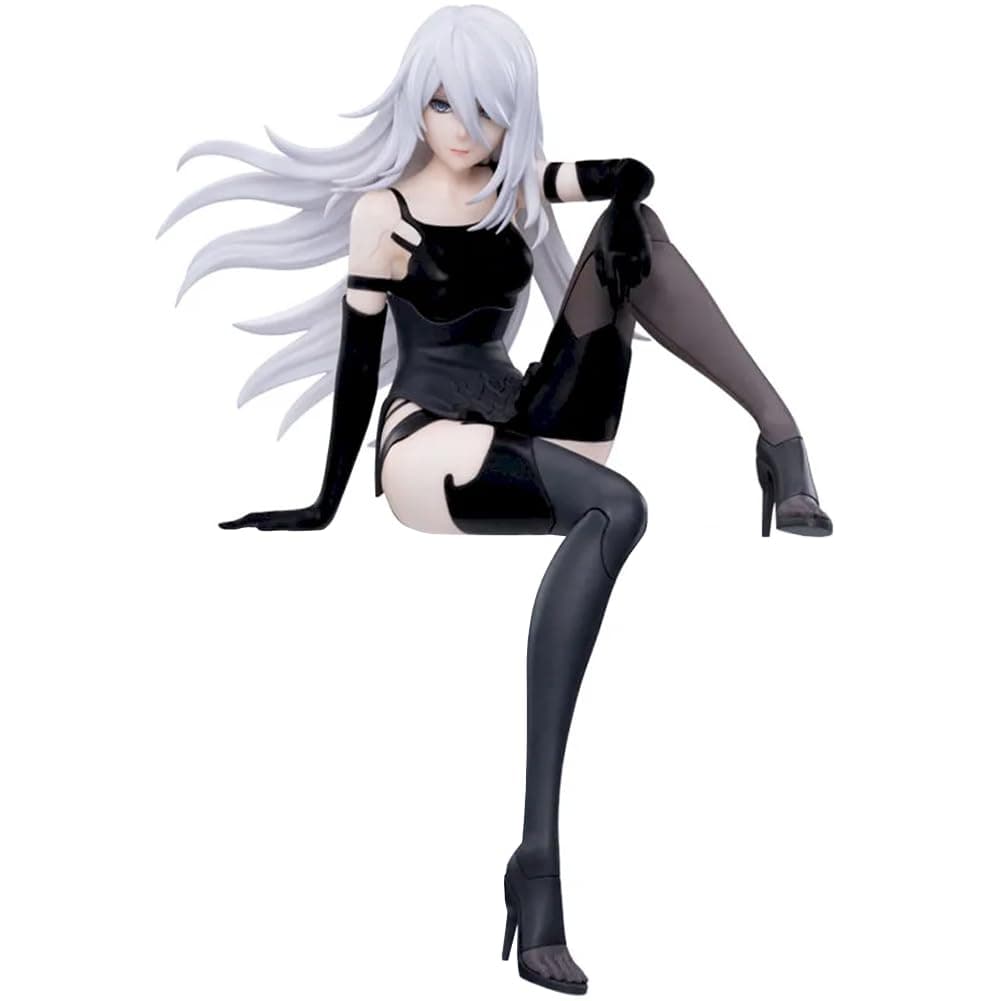 Zhongkaihua Anime Game Character Automata A2 Yorha No.2 Type A Figure PVC Statue 15CM Yorha A2 Figure Sitting Positions Model Ornaments Collectible