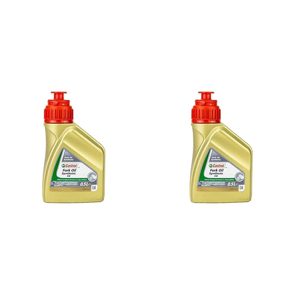 CastrolSynthetic Fork Oil 5W 0.5L (Pack of 2)