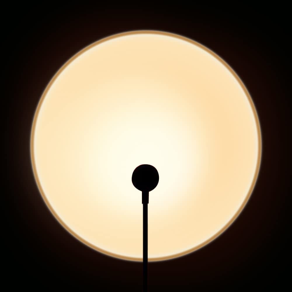 EIUYSunset Lamp, Projector Sunset Light LED Projection Night Light 360 Degree Rotation Romantic Rainbow Light USB Charging for for Photography, Selfie, Party, Bedroom Decor (280mm Warm White)