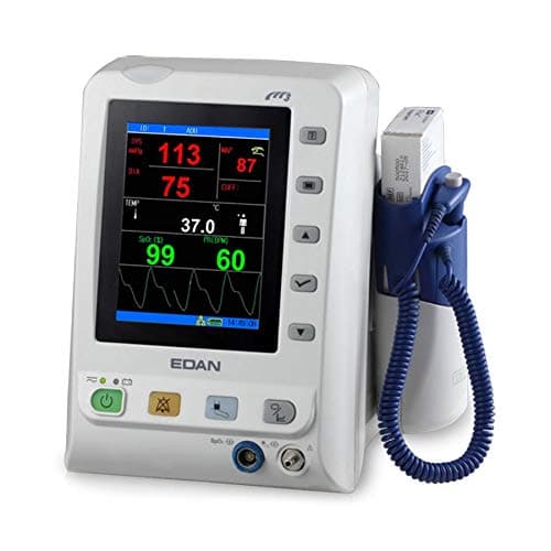 EdanUSA M3_NST.C Vital Sign Monitor with NIBP, SpO2, and Covidien Oral Temp