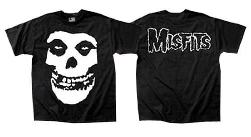 THE MISFITS Classic Fiend Skull logo T-SHIRT S Apparel