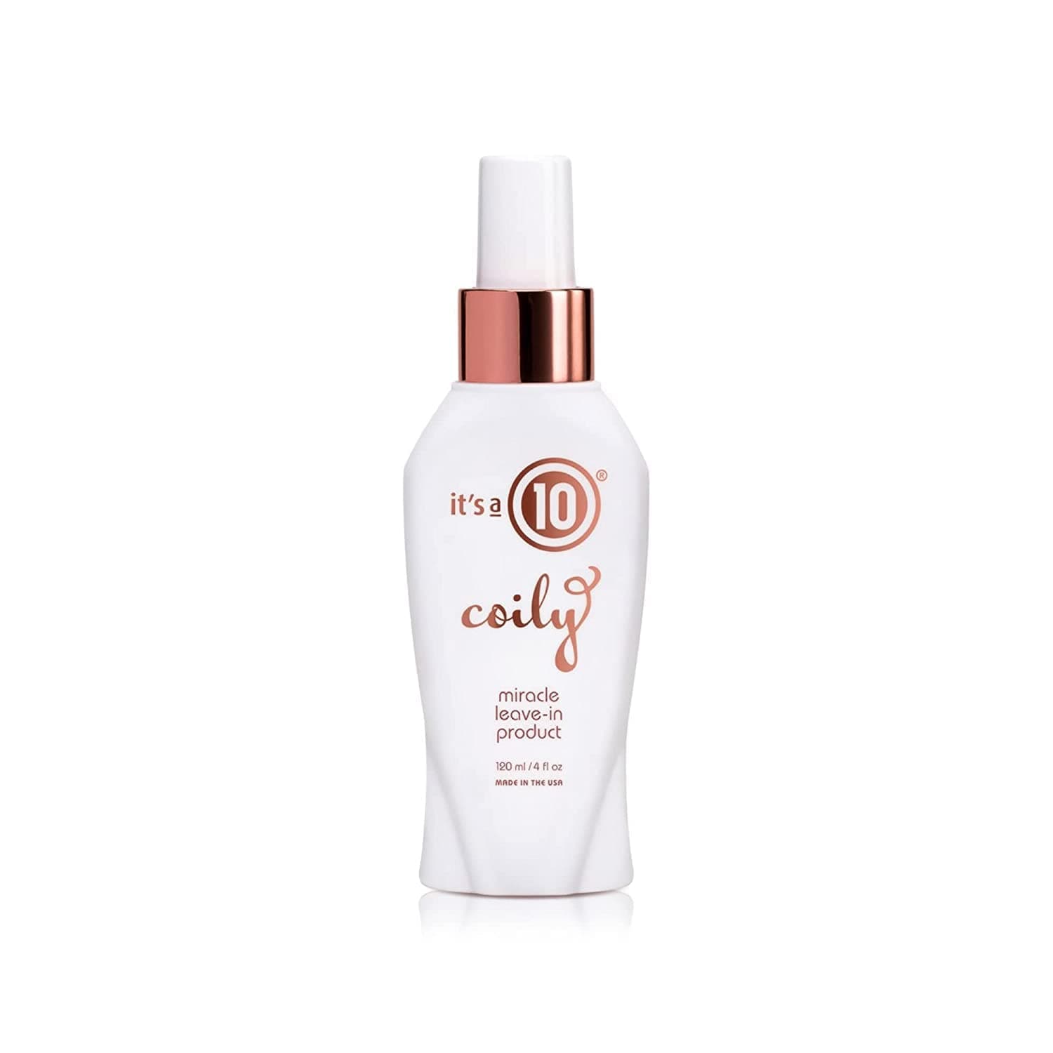 It’s a 10 Haircare - Coily Miracle Leave-In, Conditioning Spray, Frizz-Free, for Curly and Wavy Hair, Natural Ingredients, 120ml