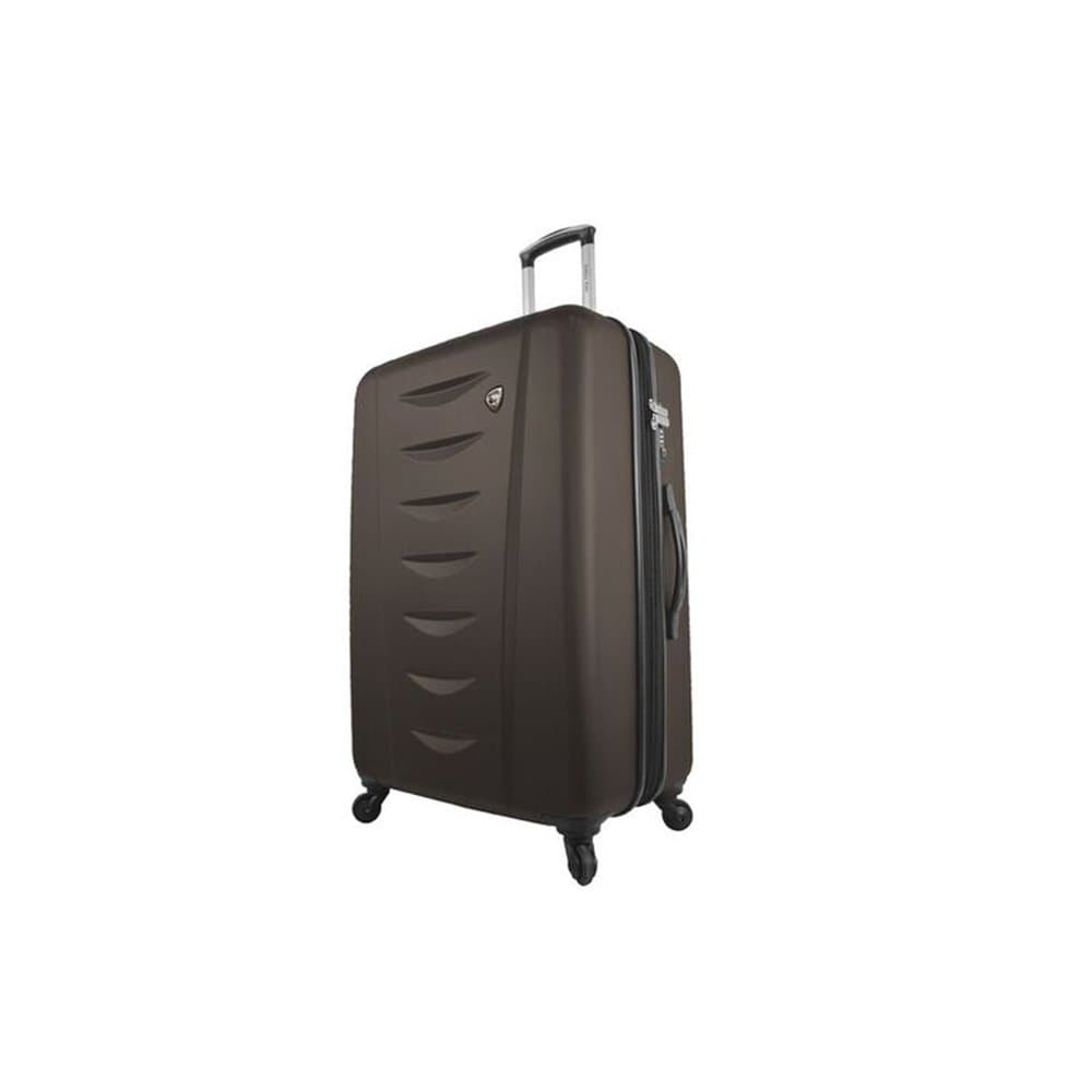 Mia Toro Italy Tasca Moderna Hardside 24 Inch Spinner Luggage, Brown, 24"