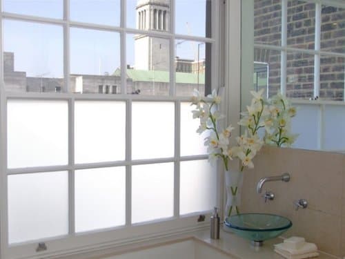 White Frosted Privacy Glass Window Film (1M X 7M) (100cm x 7 metre)