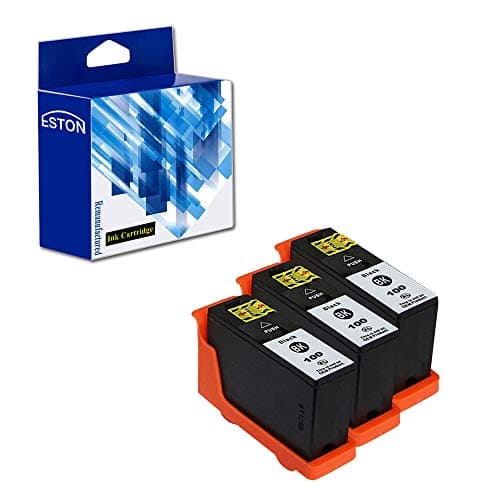ESTON Compatible Replacement for Lexmark 100XL Black Ink Cartridges for Lexmark Prevail Pro705 Prospect Pro205 Printer