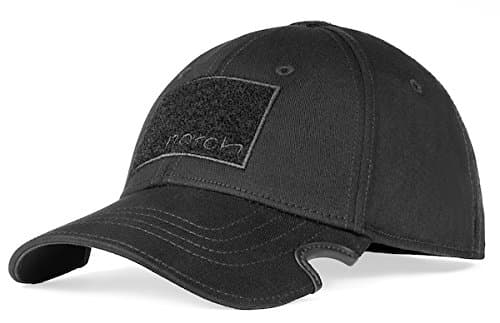 Notch Classic Fitted Black Operator Cap, L/XL