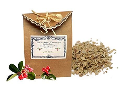 Wintergreen Leaves (Gaultheria procumbens) Dried & Cut Leaves 100g