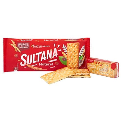 Biscuit Portion Packs | Sultana | Natural 5 x 3 Pieces | Total Weight 218 Grams