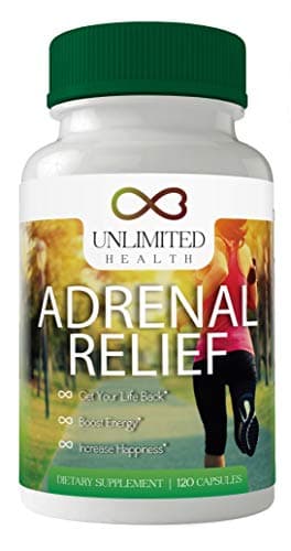 Best Adrenal Fatigue Support Supplement Gluten Free - Reduces Stress, Anxiety, Exhaustion - Magnesium for Sleep - Vitamin C, B-6. B-12, Ashwagandha - Adrenal Relief - Free eBook Included