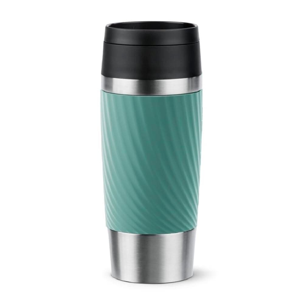 Travel Mug Classic Twist, Comfort Screw Lid, Quick Press, Soft-Touch Sleeve, Travel-Ready, Reusable, 100% Leak-Proof, Keeps Drinks Cold (8 hrs) and Hot (4 hrs), 360° Drinking, N2024310