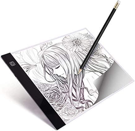 A4 LED Light Pad Board Adjustable LED Light Tablet Portable USB Charging for 5D Diamond Painting Kits