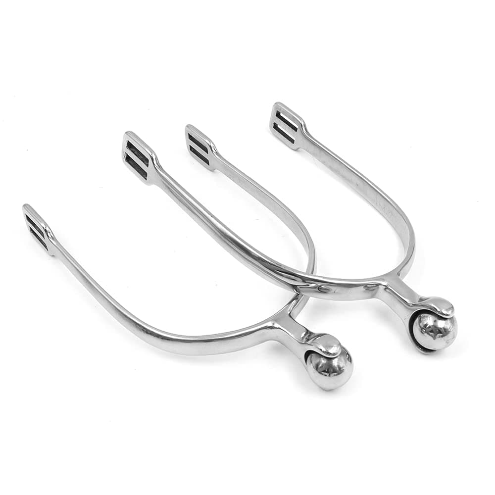 – Namvo Horse Spurs Stainless Steel Spurs with Soft Gentle Roller Ball for Equestrian Boots Men Rider Horsemanship Lovers