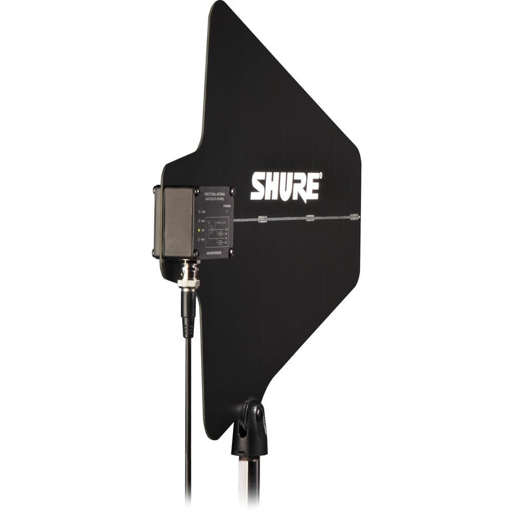 UA874US Active Directional UHF Antenna with Gain Switch (470-698 MHz), Black