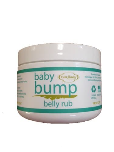 Baby Bump Belly Rub PURE Factory Splash Stretch Marks All Natural 8oz Made USA