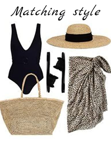 Ekouaer Women Sarong Swimsuit Coverups Chiffon Long Bikini Wraps Sheer Beach Bathing Suit Cover Up