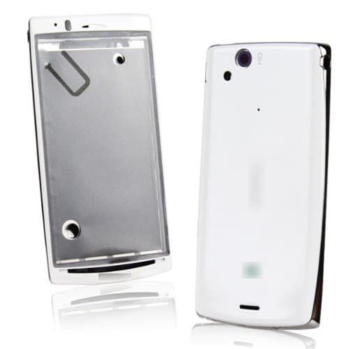 New Full Housing Chassis Cover Door For Sony Ericsson Xperia Arc S X12 LT18i (White)