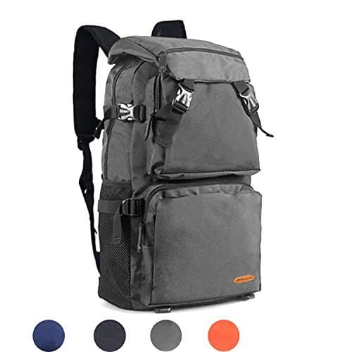 Travel Backpack - Durable Packable School Laptop Backpack Lightweight Small Backpack for Women Men (Grey)