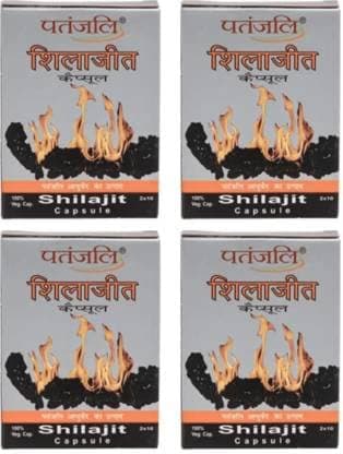 SHILAJEET CAPSULE PACK OF 4 (TOTAL 80 TAB) (Pack of 4)