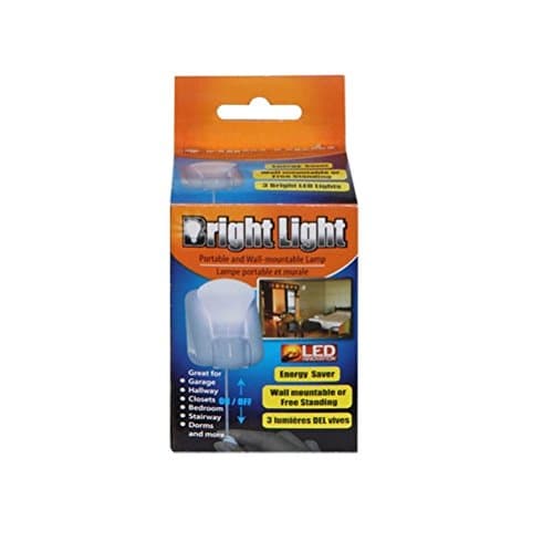 3x2¼" LED Bright Light Portable and Wall Mountable Lamps