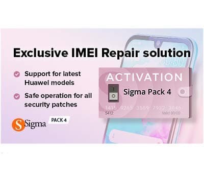 HEJLZCSigma Pack 4 Activation for Sigma Box Repair Flash for IMEI