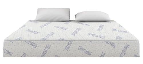 Silver Rest Cool Comfort 12-Inch 3-Layer Gel Memory Foam Mattress, Queen Size