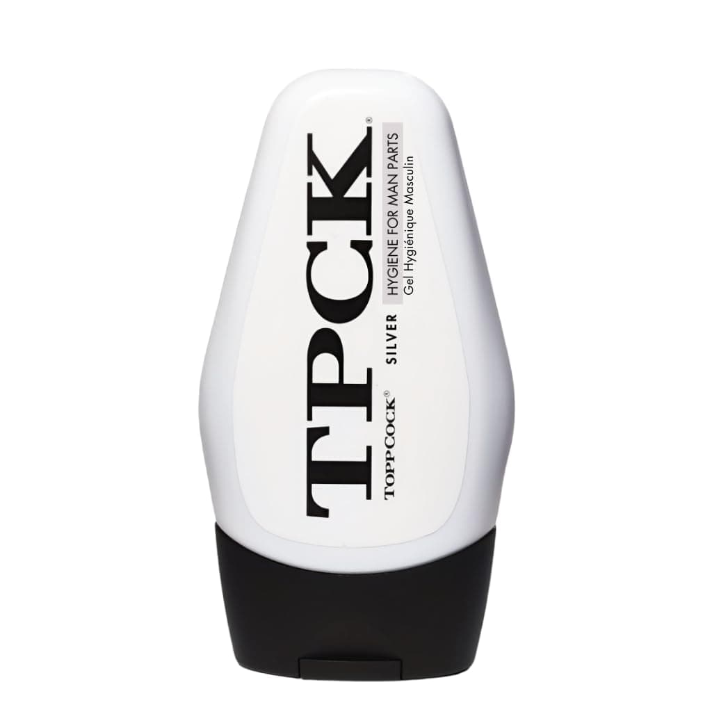 ToppCock TPCK Silver Leave-On Hygiene Gel for Man Parts, 90ml Odor Neutralizer, Male Care Moisturizing Body Hygiene