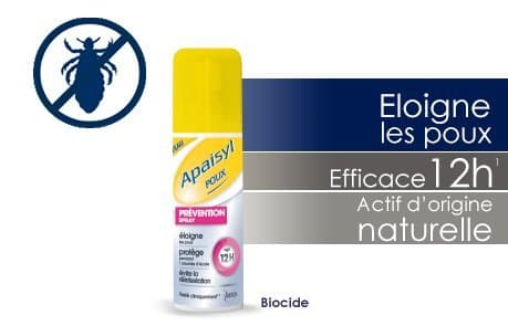 Apaisyl Xpert Poux Lotion for Head Lice and Nits 100 ml + Apaisyl Poux Anti-Head-Lice and Nits Spray 90 ml