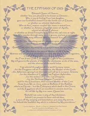 Epiphany of Isis poster (EPEPI) -