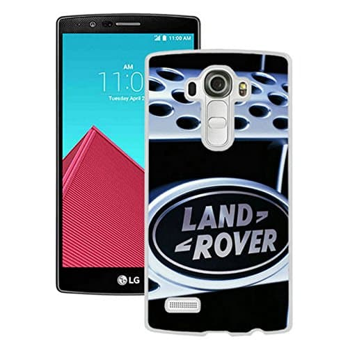 LG G4 Cases Designed With Land rover 3 White Case for LG G4