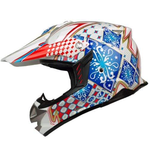 PGR SX01 ADVANCE MAGIC EAGLE Motocross MX BMX Dirt Bike Dune Buggy Enduro ATV Quad Off Road DOT Approved Helmet