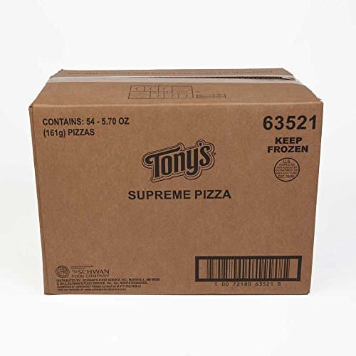 Schwans Tonys Supreme Par Baked Pizza, 6.5 Ounce -- 54 per case.