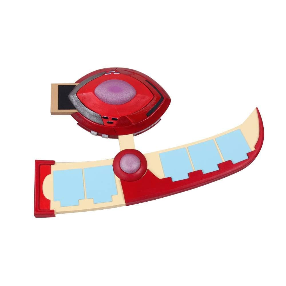 Animation OCG 5D's Cosplay Prop Black Rose Flare Akiza Izinski Duel Disk Red