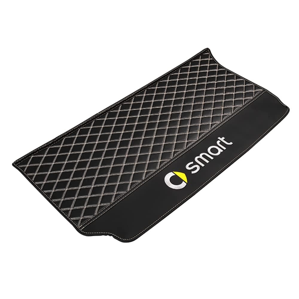 Car Trunk Mat for Smart 451 Fortwo 2009 2010 2011 2012 2013 2014 Trunk Protective Mat Anti-Slip Mat Trunk Liner Interior Accessories,A
