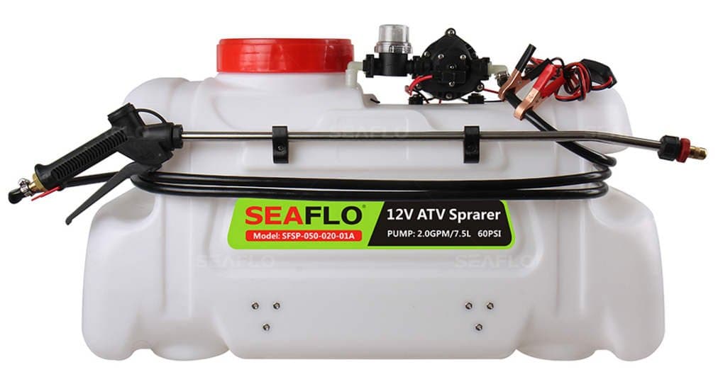 Seaflo 12V 13.2 Gallon (50L) ATV Spot Sprayer 2.2 GPM