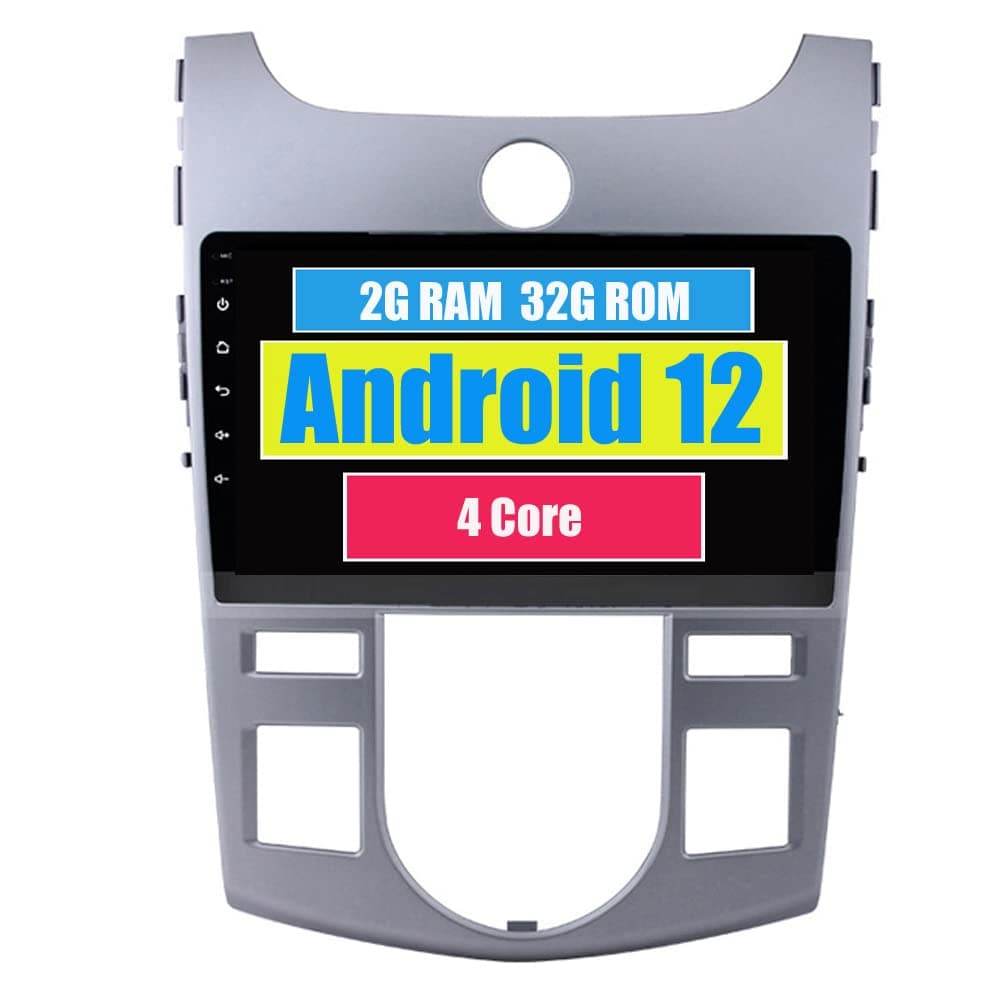 RoverOne Car Radio Stereo for Kia Forte Cerato Naza 2009-2012 Touch Screen Android Multimedia Player Support GPS Navigation Bluetooth Wifi CarPlay Android Auto (Automatic Version)