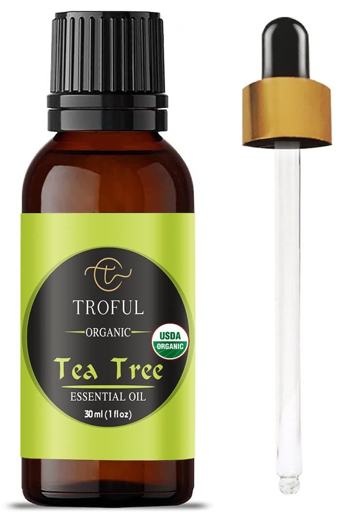 Organic Tea Tree Essential Oil For Face, Acne Skin, Hair Dandruff, Hair Growth, Nails, Feet, Mehandi, Soap Making, Diffuser, Aromatherapy, 100% Pure Natural Certified Organic Oil - 30 ML