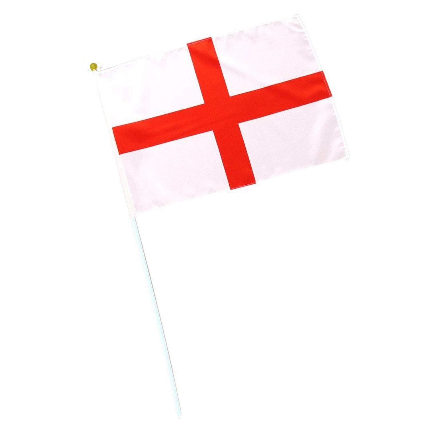 England St George Cross Hand Flag 25cm by 1000 Flags